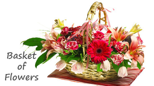 Flower in Basket Delivery GCC